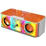 A9 draagbare draadloze Bluetooth-luidspreker wit