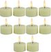 Countryfield LED theelichtjes - 10x st - blanc crème - D4 x H5,2 cm - avec minuterie