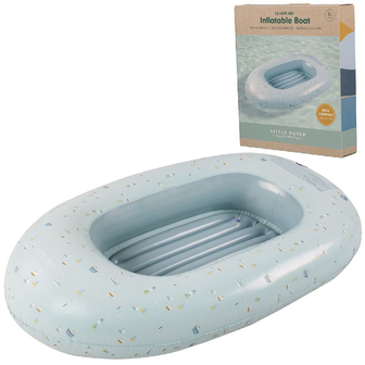 Rubo Toys Little Dutch Boot Sailors Bay Floating Mattress - Blue - PVC - 3+ Years