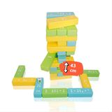 Domino set - Wiebeltoren - XXL bouwstenen - 2-in-1 - Met draagtas - Vanaf 2 jaar
