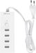 DrPhone SmartC11 - USB-laadstation met 4 USB Poorten - Wit