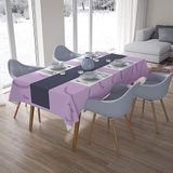 Bonamaison Tafelkleed, Anti-Mold, Sneldrogend, Waterdicht, 100% Polyester Tafellaken, Willekeurig patroon, 140 x 200 Cm - Ontworpen en Vervaardigd in Turkije