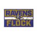 Rico Industries NFL Football Baltimore Ravens Bold 90 x 152 cm banner vlag eenzijdig - binnen of buiten - woondecoratie