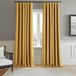 HPD Half Price Drapes Kamer verduisterende gordijnen voor slaapkamer 96 inch lang (2 panelen) - staafzak 100% polyester gordijnen en gordijnen voor woonkamer en ramen - 50 W x 96 l, oker