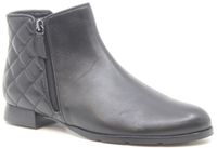 Hassia Madeira Enkellaarsjes - Enkelboots met rits - Dames - Zwart - Maat 39