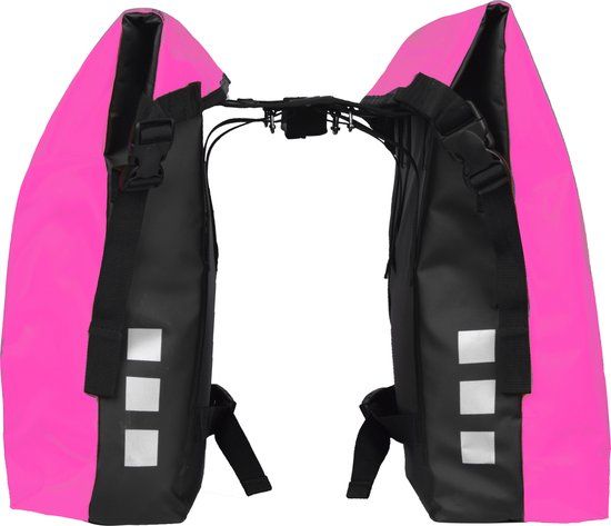 Willex Dubbele Fietstas - Sportief - Roze - 34L