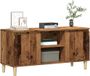 Maison Exclusive - meuble TV, aspect bois vieilli, 102x35x50 cm, panneau de particules