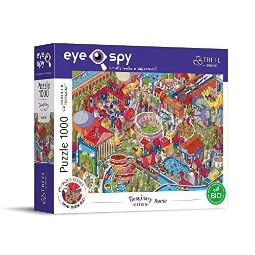 Trefl Prime - UFT Eye-Spy Puzzle Imaginary Cities: Rome, Italy - 1000 elementen, verrassende details, dikste karton, BIO, EKO, creatief vermaak voor volwassenen en kinderen vanaf 12 jaar