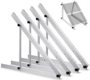 Support pour panneau solaire. Convient aux panneaux jusqu'à 114 cm. Module solaire photovoltaïque. Réglable de 0° à 90°. Structure de montage