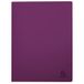 Exacompta - Réf. 85800E - 1 halfharde showmap in gerecycled PP TITANE - 60 tassen - 120 zichten - voor A4 - afm. 24 x 32 cm - 4 kleuren willekeurig aubergine, coco, zwart of turkoois
