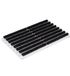 Relaxdays Borstelmat - 59 x 36 cm - Antislip - Zwart/Grijs