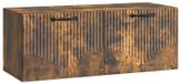 Support mural meuble TV Chêne fumé 78,5 x 31 x 30 cm Bois transformé