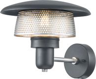 Elstead Lighting Saturne LED Wand Buitenlamp | E27 | 40W | IP44 | Dimbaar | Grijs