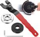 Merkloos / Sans marque Wan GmbH Verstelbare Stiftsleutel voor Haakse Slijper - 8-48 mm Universele Accessoire
