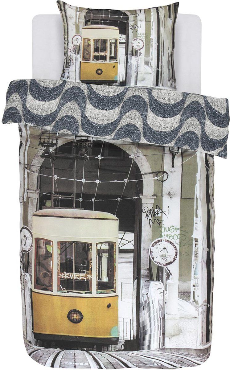Covers & Co Lisboa Dekbedovertrek - Eenpersoons - 140x200/220 cm - Multi