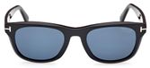 Tom Ford Kendel FT 1076 Lunettes de Soleil Homme Noir Carrées Polarisées 54mm