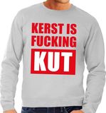 Bellatio Decorations Kersttruien XL Foute kersttrui / sweater Kerst Is Fucking Kut groen voor heren
