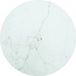 vidaXL Tafelblad Ø50x0,8 cm Gehard Glas Marmer Design Wit