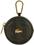 LACOSTE Porte-monnaie Mono Slate Black Shitake brun foncé
