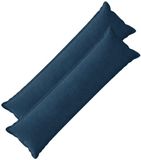 vidaXL - Kussensloop - 2 stuks - HOUTEN - Marineblauw - 40 x 145 cm - corduroy