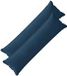 vidaXL - Kussensloop - 2 stuks - HOUTEN - Marineblauw - 40 x 145 cm - corduroy