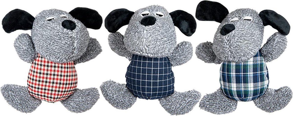 Jack and Vanilla VELVETIES Hond Grijs Multi - Maat 25