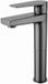 BES LED Leoni Verno Wastafelmengkraan Verhoogd Opbouw Rond PVD Gunmetal Grijs