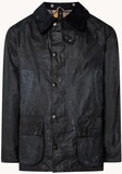 Barbour Bedale Jacket with Patch Pockets and Corduroy Collar