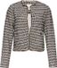 s.Oliver BLACK LABEL Gestreept Driekwart Mouw Vrouwen Blazer 46 Zwart