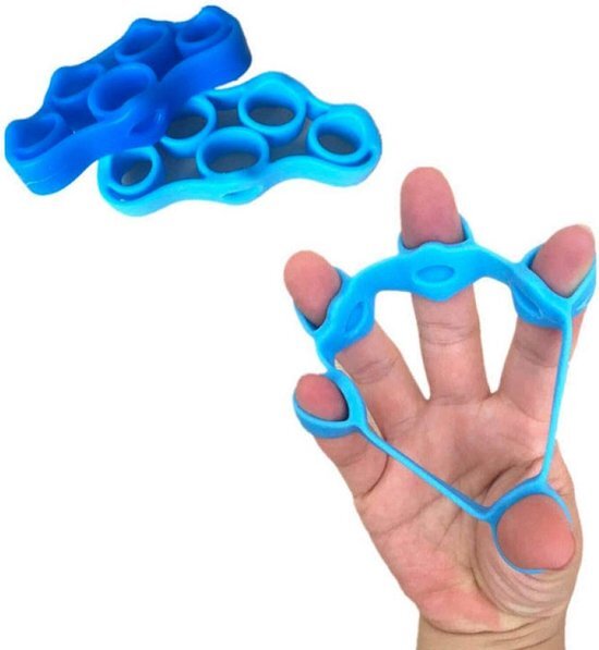 SHOP-STORY Vingertrekker - Set van 3 Elastische Krachtbanden - Vingertrainer