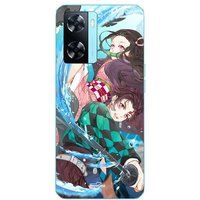 Maniacase Etui Oppo A57s 4G Demon Slayer Tanjiro Kamado 8