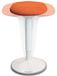 Tabouret ergonomique, réglable en hauteur de 40 à 60 cm, avec fonction basculante, couleur orange