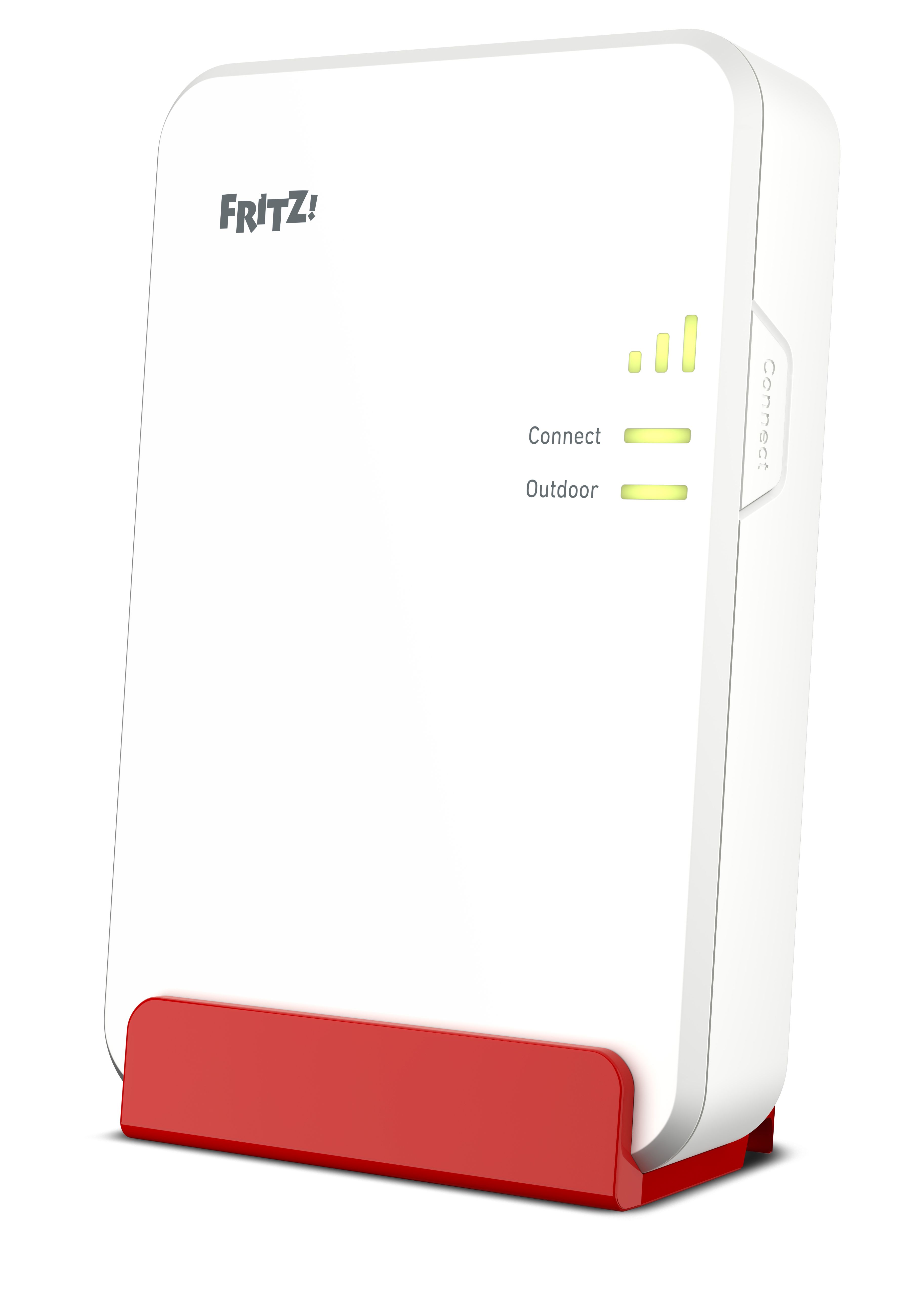 FRITZ! AVM FRITZ!Repeater 1610 Outdoor Wi-Fi 6 (802.11ax) Dual-band Netwerkrepeater - Wit