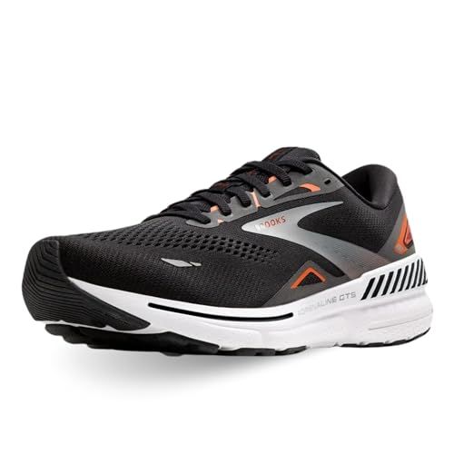 Brooks Adrenaline GTS 23 - Heren - Maat 42 - Zwart/Rood/Zilver