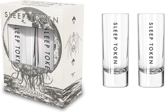 Rock Off Sleep Token Logo Shot glas - Transparant