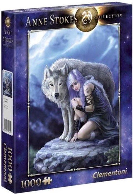 Clementoni - Anne Stokes Protector - 1000 Piece Puzzle - Fantasy Puzzle for Adults