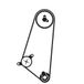 SKF VKMC 05401 spanset met waterpomp