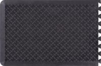 Unicomfort Anti Vermoeidheidsmat - Verlengbaar - Werkplaatsmat 60 x 90 x 1,5 CM - Rubber Mat voor Staande Beroepen - Bevordert Bloedcirculatie - Vermindert Vermoeidheid - Zwart