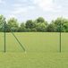 Euro-clôture avec piquets de sol 10 x 1,5 m Acier revêtu de PVC Vert Maille