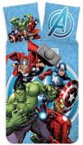 Marvel Avengers Dekbedovertrek Blauw - 140 x 200 cm - 70 x 90 cm