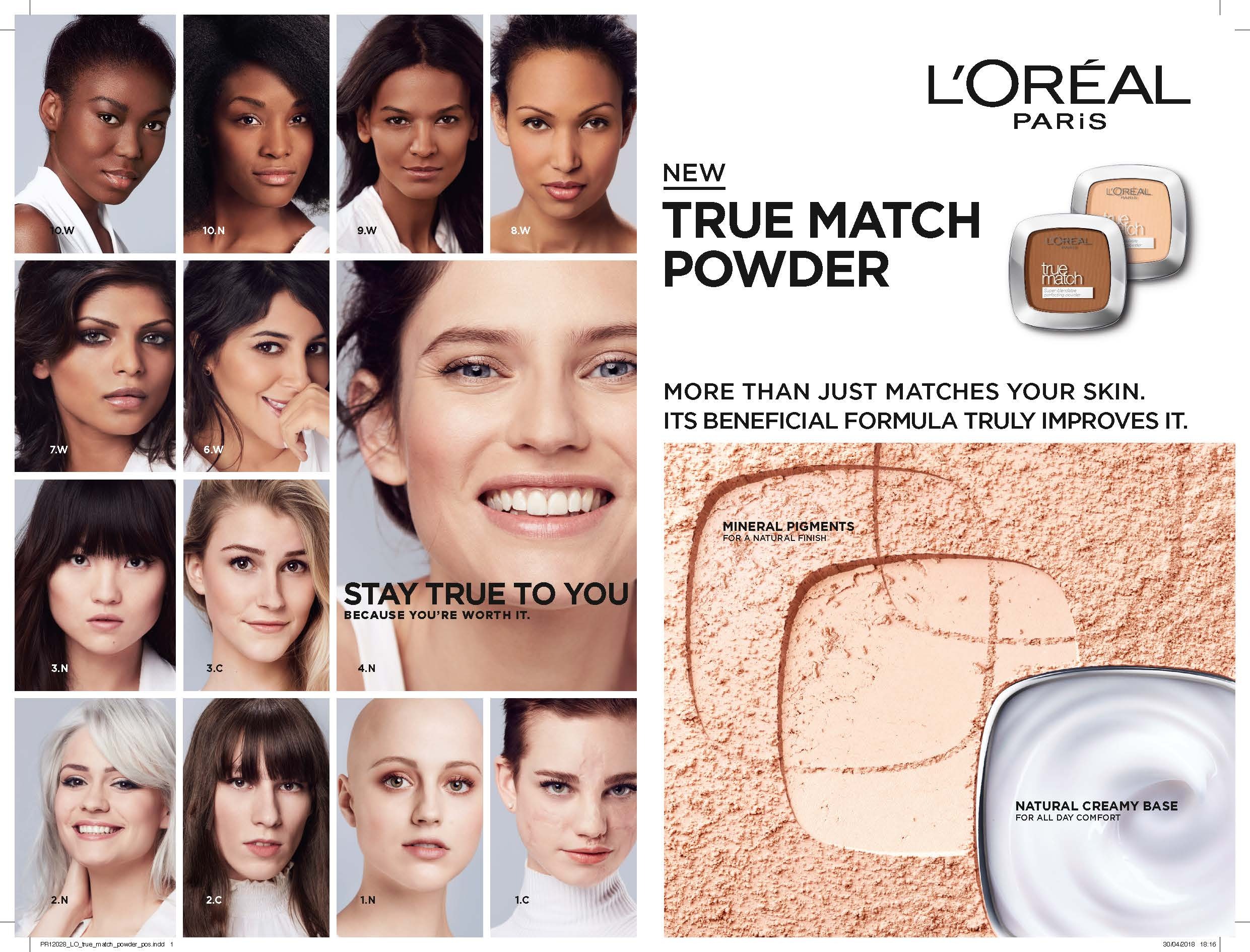 L'Oréal Make-Up Designer LMU Accord Parfait Pdre Fr 3.R/3.C Beig
