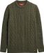 Superdry JACOB CABLE JUMPER Heren Trui - Maat XL
