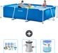 Intex Rechthoekig Frame Zwembad - 300 x 200 x 75 cm - Blauw