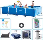 Intex Rechthoekig Frame Zwembad - 450 x 220 x 84 cm - Blauw