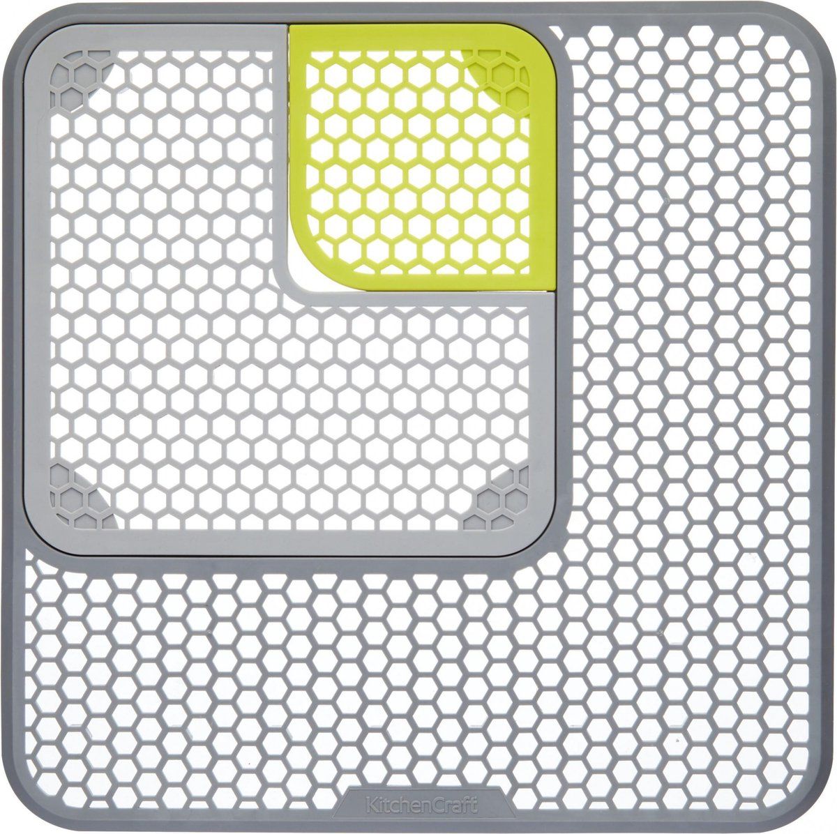 Kitchen Craft Wastafelmat 30 X 30 Cm Rubber Grijs 3-delig