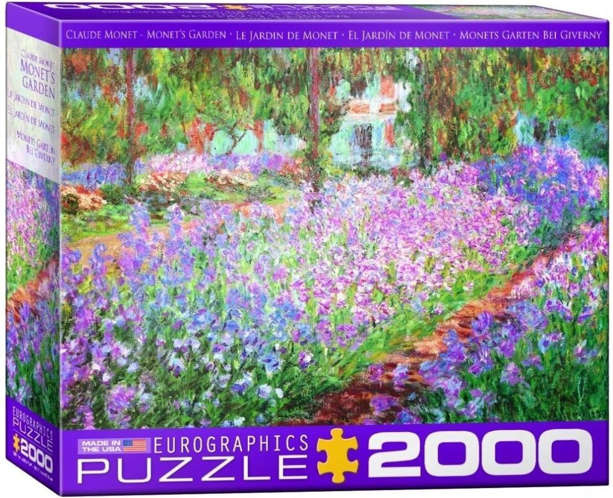 Eurographics Monet´s Garden - Claude Monet Puzzel 2000 Stukjes
