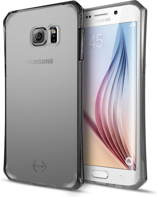 Itskins Spectrum case voor Samsung Galaxy S6 Edge - Zwart