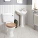 Hudson Reed Pack WC & Lavabo Sur Colonne - Ensemble Rétro Vintage