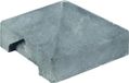 Tuindeco Betonnen afdekpet - 14 x 14 cm - Antraciet