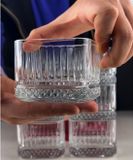 Pasabahce Elysia Snack Bowl, Glass, Square, Transparent, Set of 4
